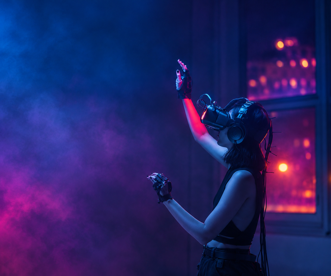 Immersive digital technology experience representing Nfinity Media's creative and technical approach