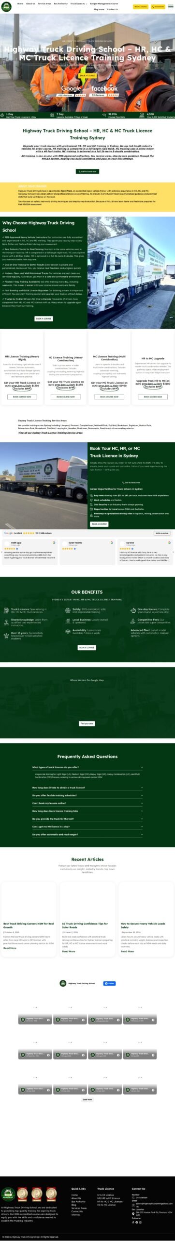 WordPress website design and conversion focused UI UX example by Nfinity Media